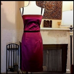 Dolce & Gabbana Color Block Satin Dress Sz 6